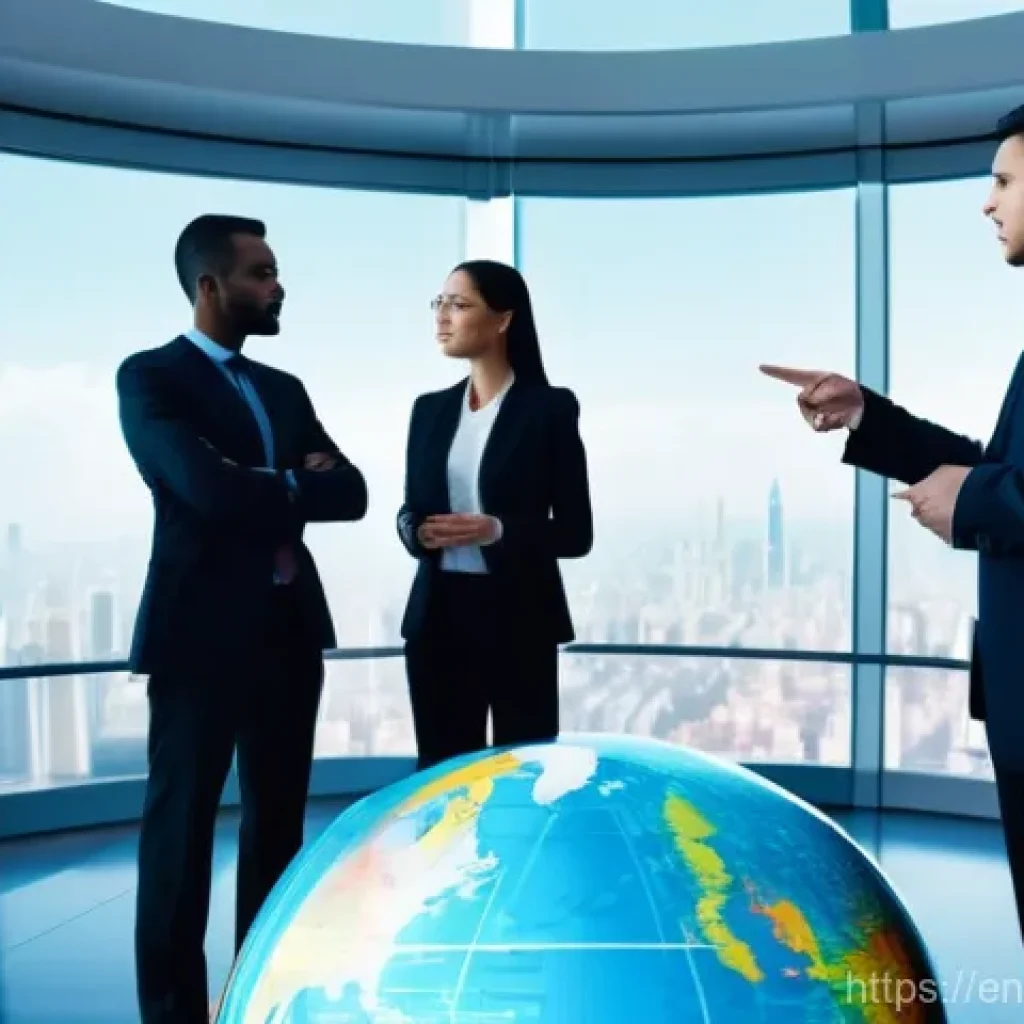 국제무역사 자격증의 전망 - **Prompt 1: Navigating the Global Market with Expertise**
    *   **Description:** A diverse group o...