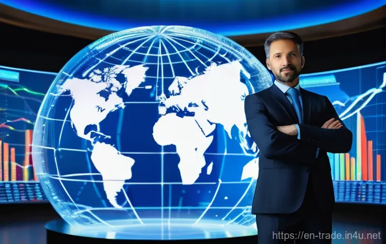 국제무역사의 취업 및 연봉 - **Prompt 1: The Global Trade Architect**
"A confident, diverse male International Trade Speciali...